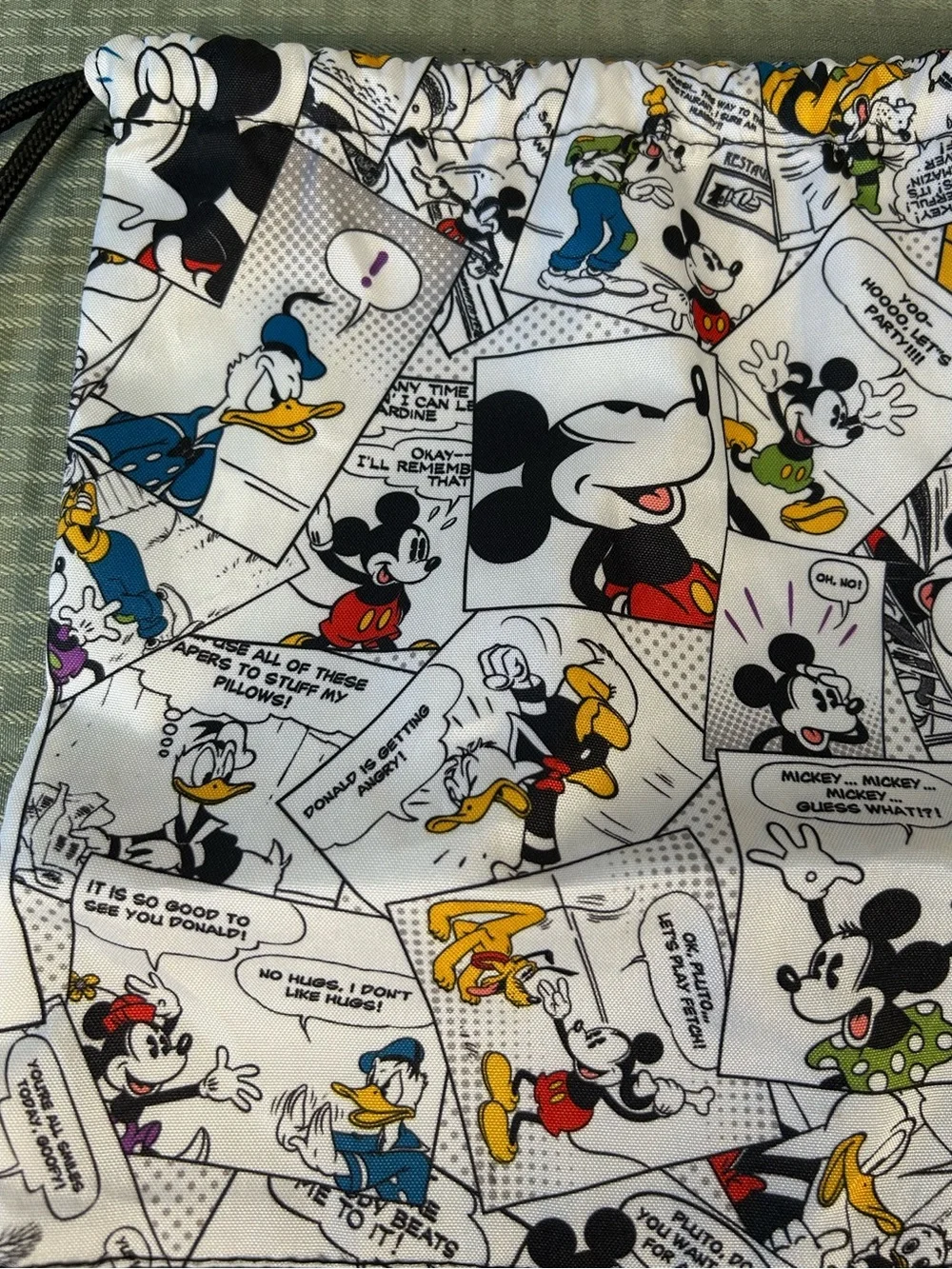 Disney Comic Drawstring Backpack-NWOT 😍❤️‍🔥